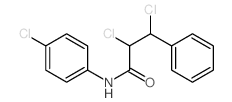 2,3-dichloro-N-(4-chlorophenyl)-3-phenyl-propanamide picture