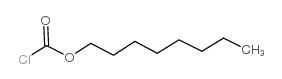 Carbonochloridic acid,octyl ester structure