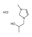 1-(3-methyl-1,2-dihydroimidazol-1-ium-1-yl)propan-2-ol,chloride Structure
