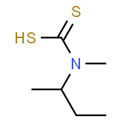 Carbamodithioic acid, methyl(1-methylpropyl)- (9CI)结构式