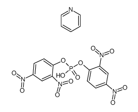 bis(2,4-dinitrophenyl) phoshate pyridinium salt Structure