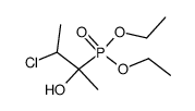 diethyl 1-hydroxy-1-methyl-2-chloropropylphosphonate结构式