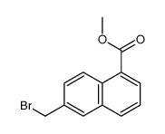 6-(溴甲基)萘-1-羧酸甲酯结构式