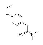 Benzeneethanimidamide, 4-ethoxy-N,N-dimethyl- (9CI) Structure