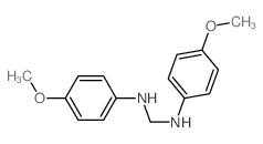 N,N-bis(4-methoxyphenyl)methanediamine结构式