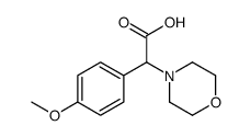 2-(4-Methoxyphenyl)-2-Morpholinoacetic Acid Structure