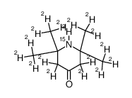4-oxo-2,2,6,6-tetra((2)H3)methyl-(3,3,5,5-(2)H4,1-(15)N)piperidine Structure