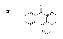 phenyl(quinolin-1-ium-1-yl)methanone,chloride Structure
