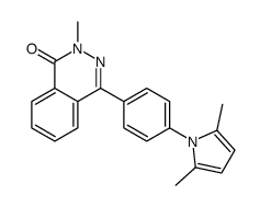 4-[4-(2,5-dimethylpyrrol-1-yl)phenyl]-2-methylphthalazin-1-one结构式