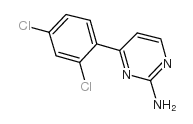 4-(2,4-二氯苯基)嘧啶-2-胺结构式