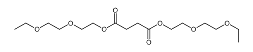 bis[2-(2-ethoxyethoxy)ethyl] butanedioate Structure