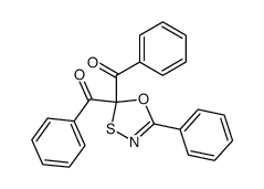 (5-phenyl-1,3,4-oxathiazole-2,2-diyl)bis(phenylmethanone) Structure