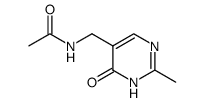 Acetamide,N-(4-hydroxy-2-methyl-5-pyrimidylmethyl)- (4CI) structure
