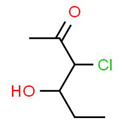 2-Hexanone,3-chloro-4-hydroxy-结构式
