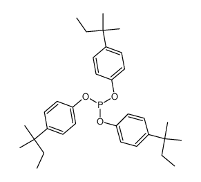 tris(p-tert-pentylphenyl) phosphite Structure