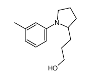 3-[1-(3-methylphenyl)pyrrolidin-2-yl]propan-1-ol结构式