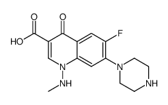 N-desmethylamifloxacin Structure