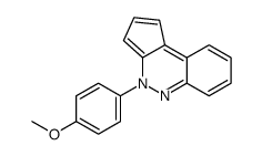 4-(4-methoxyphenyl)cyclopenta[c]cinnoline Structure