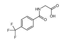 2-[[4-(trifluoromethyl)benzoyl]amino]acetic acid Structure