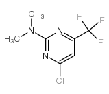 4-氯-N,N-二甲基-6-(三氟甲基)嘧啶-2-胺结构式