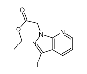 ethyl 2-(3-iodopyrazolo[3,4-b]pyridin-1-yl)acetate结构式