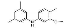 2-methoxy-3,5,7-trimethyl-9H-carbazole Structure
