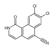 8,9-dichloro-1-oxo-2H-benzo[h]isoquinoline-6-carbonitrile Structure
