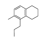 6-methyl-5-propyl-1,2,3,4-tetrahydro-naphthalene Structure