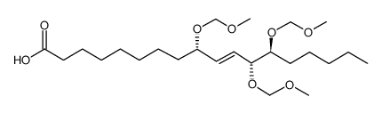 9,12,13-tris-methoxymethoxy-octadec-10-enoic acid Structure