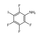 2,3,4,6-tetrafluoro-5-iodoaniline结构式