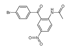 2-(4-Brom-benzoyl)-4-nitro-acetanilid Structure