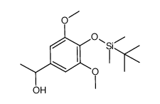 1-(4-((tert-butyldimethylsilyl)oxy)-3,5-dimethoxyphenyl)ethan-1-ol Structure