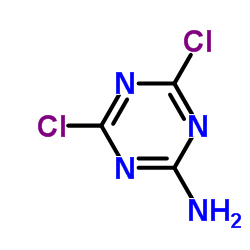 2-氨基-4,6-二氯-S-三嗪结构式