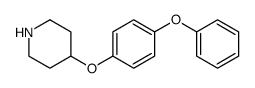 Piperidine, 4-(4-phenoxyphenoxy) Structure