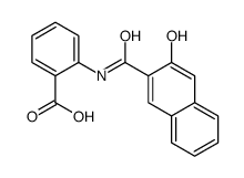 2-[(3-hydroxynaphthalene-2-carbonyl)amino]benzoic acid结构式