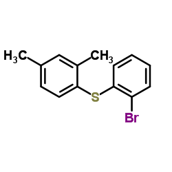 1-[(2-Bromophenyl)sulfanyl]-2,4-dimethylbenzene Structure