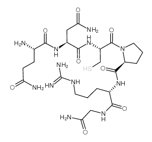 GLN-ASN-CYS-PRO-ARG-GLY-NH2结构式