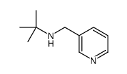 叔丁基(吡啶-3-基甲基)胺结构式