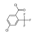 4-氯-2-(三氟甲基)苯甲酰氯结构式