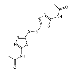 bis-(acetylamino-[1,3,4]thiadiazol-2-yl)-disulfide结构式
