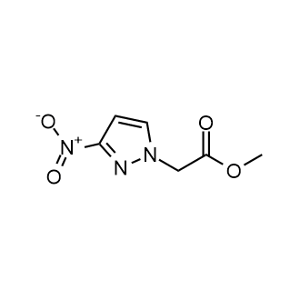 2-(3-硝基-1H-吡唑-1-基)乙酸甲酯结构式