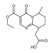 2-[(6S,9S)-3-ethoxycarbonyl-6-methyl-4-oxo-6,7,8,9-tetrahydropyrido[1,2-a]pyrimidin-9-yl]acetic acid Structure