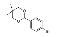 2-(4-bromophenyl)-5,5-dimethyl-1,3-dioxane结构式