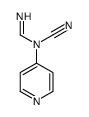 Methanimidamide, N-cyano-N-4-pyridinyl- (9CI)结构式