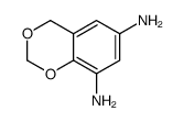 4H-1,3-benzodioxine-6,8-diamine Structure