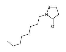 2-octyl-1,2-thiazolidin-3-one结构式