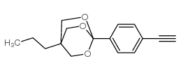 1-(4-ethynylphenyl)-4-propyl-2,6,7-trioxabicyclo(2.2.2)octane Structure