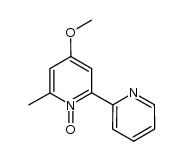4-methoxy-2-methyl-6-(pyridin-2-yl)pyridine-1-oxide Structure