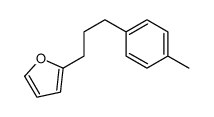 2-[3-(4-methylphenyl)propyl]furan结构式