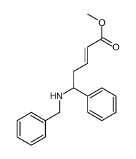 methyl 5-(benzylamino)-5-phenylpent-2-enoate Structure